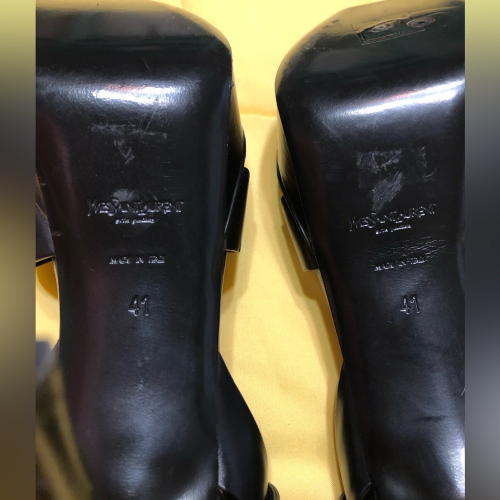 These are women’s Yves Saint Laurent heels. European size 41 and US size 10 - Picture 5 of 5